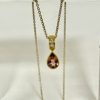 18kt Gold, Tourmaline and Diamond Pendant