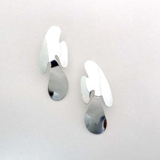 Sterling Silver Abstract 1 Earrings