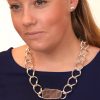 Sterling Silver & Smokey Quartz Necklace