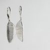 Fold Formed Leaf Earrings