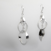 Triple Link Forged Earrings